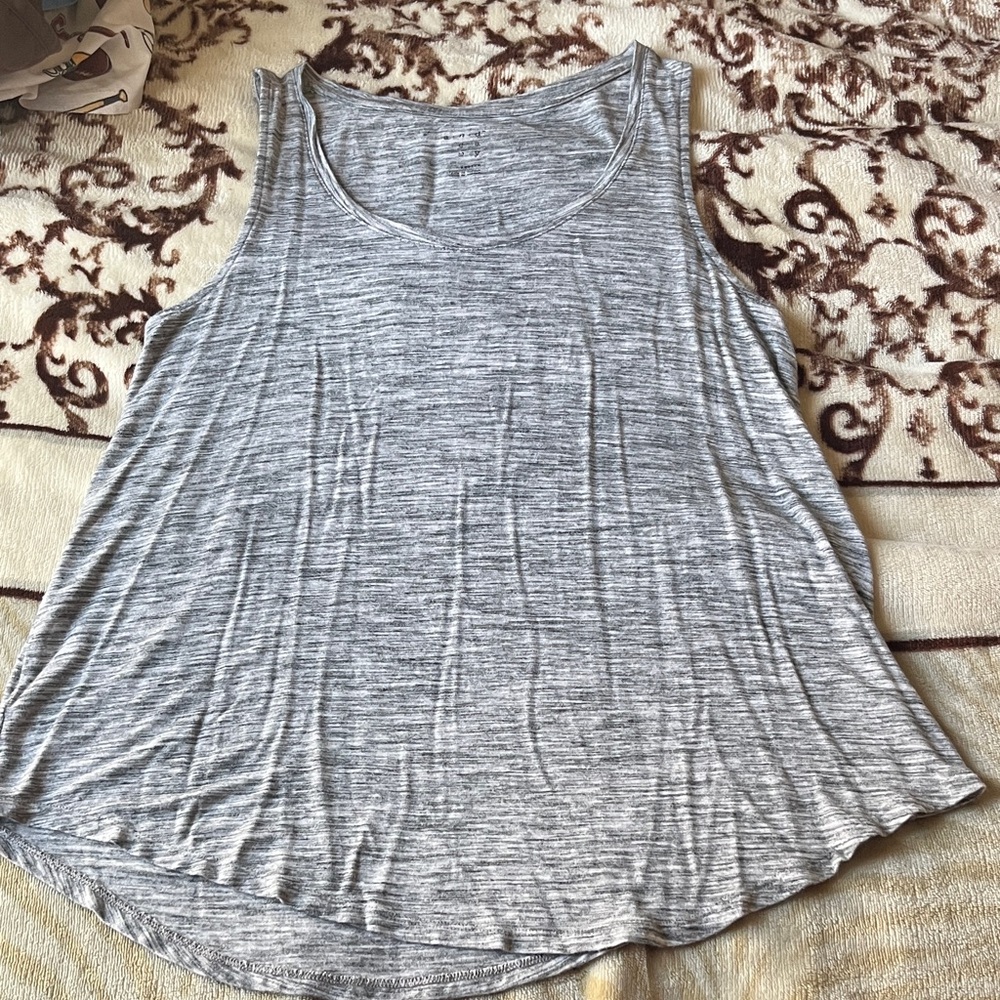 Gray Sleeveless Women's Top